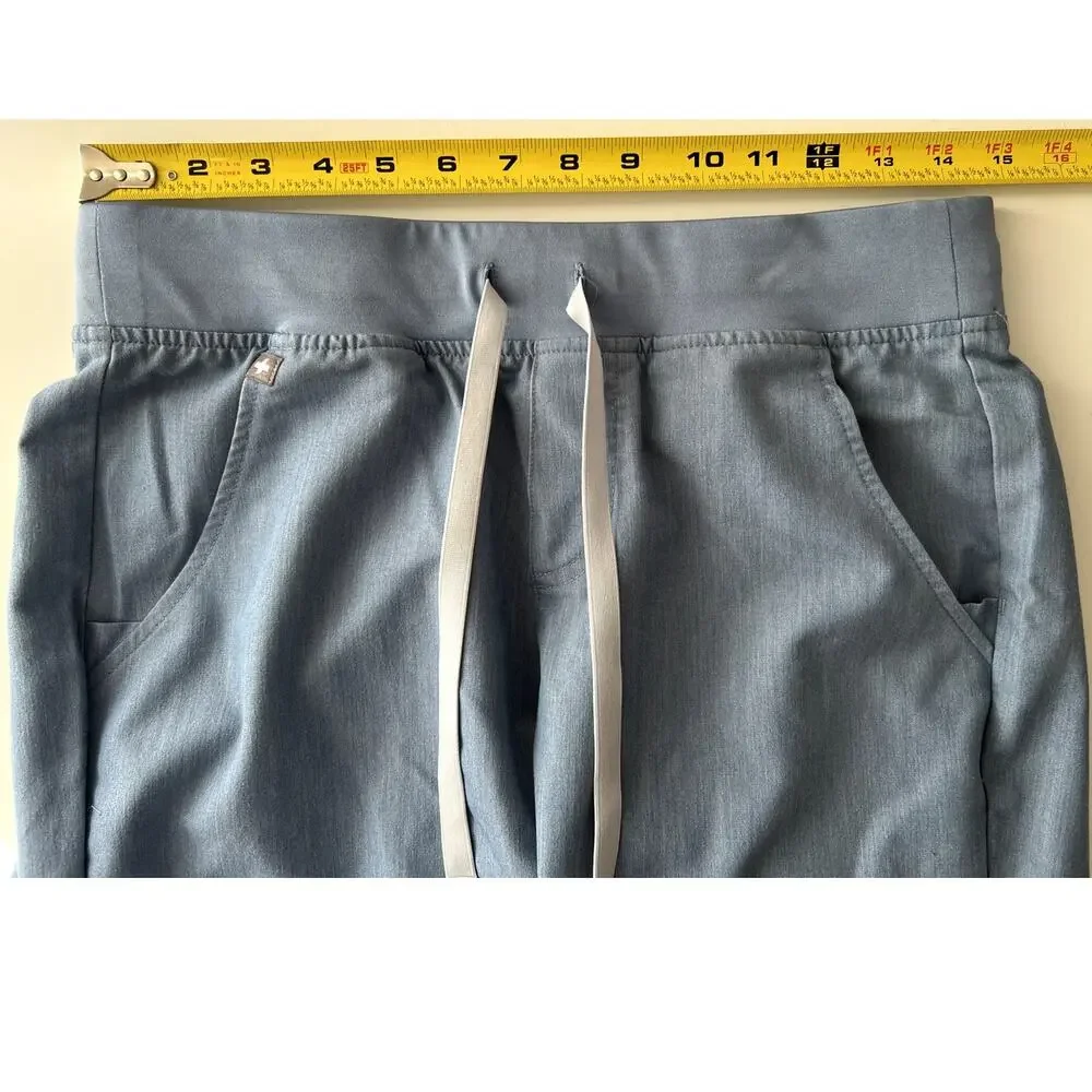 Figs Men's Medical Jogger Scrub Pants Technical Collection Powder Blue Pockets